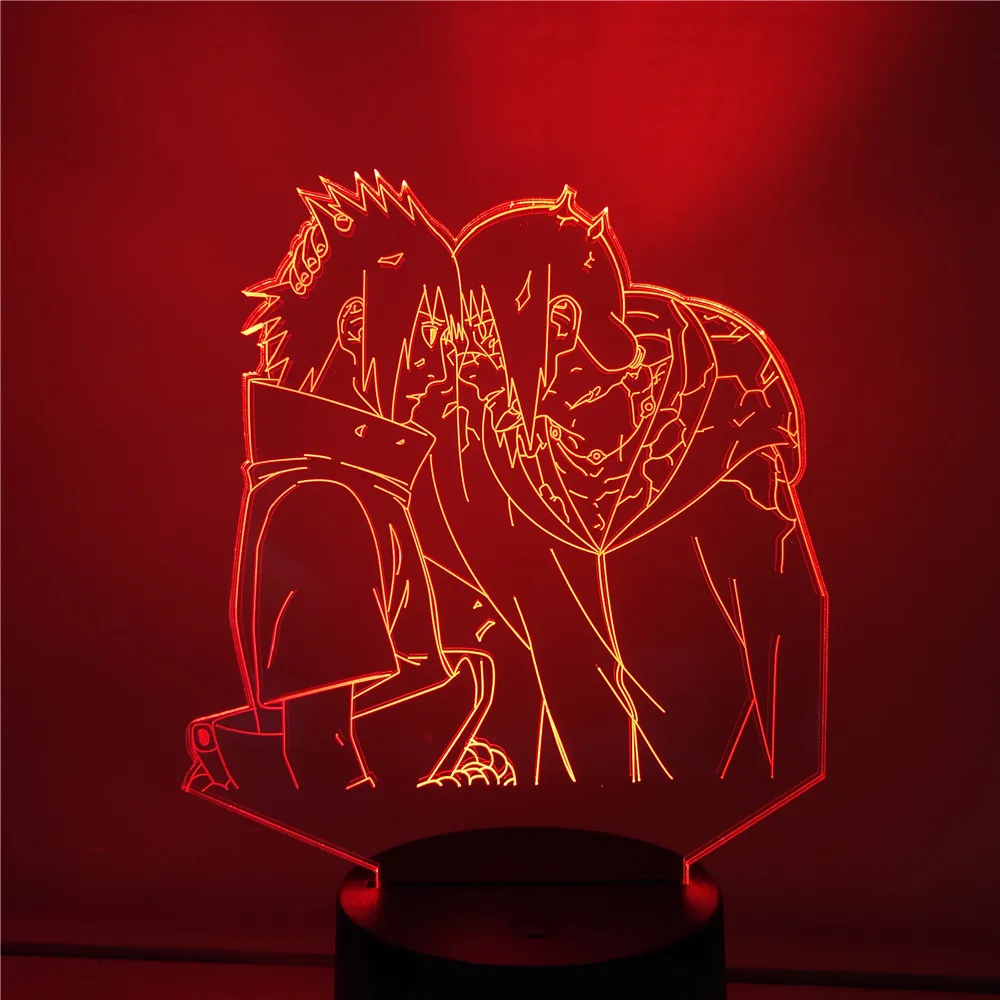 Bandai Naruto LED Uchiha Itachi Sasuke 3D Night Light Table Desk Lamp Anime Luminaria Lampara Creative Gift Bedroom Decoration
Bandai Naruto LED Uchiha Itachi Sasuke 3D Night Light Table Desk Lamp Anime Luminaria Lampara Creative Gift Bedroom Decoration
