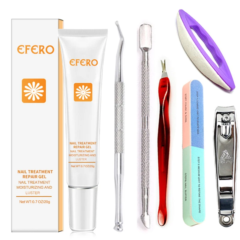 EFERO Fungal Nail Repair Essence Serum Anti Infection Treatment Care Sanding File Buffer Trimmer Cuticle Nail Fungus Removal Gel
EFERO Fungal Nail Repair Essence Serum Anti Infection Treatment Care Sanding File Buffer Trimmer Cuticle Nail Fungus Removal Gel