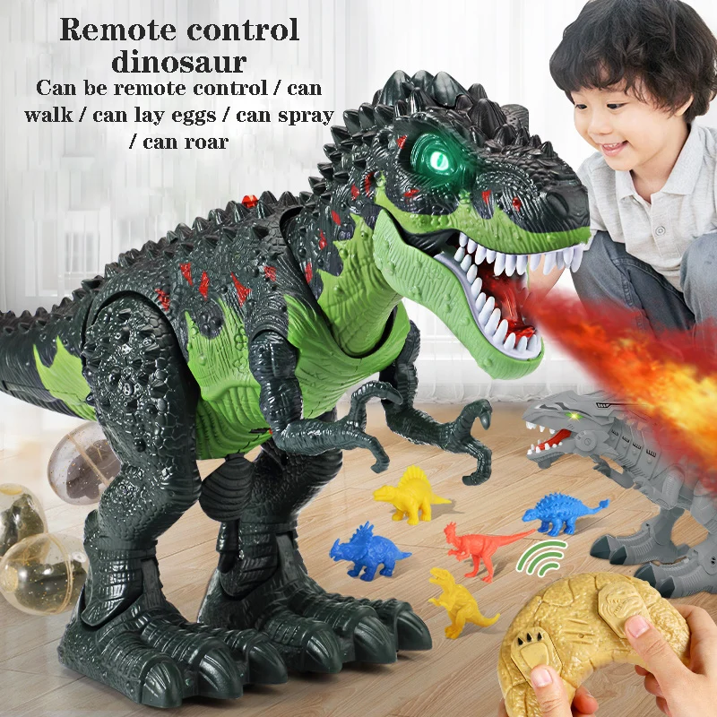 Simulation dinosaur toy electric remote control dinosaur Tyrannosaurus animal model sound light boy children gift
Simulation dinosaur toy electric remote control dinosaur Tyrannosaurus animal model sound light boy children gift