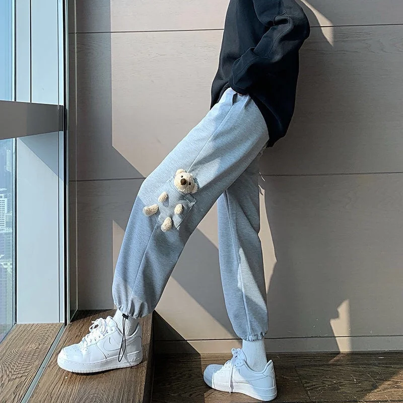 Streetwear Women Sweatpants Baggy Gray Sports Pants Joggers Oversized Black Spring Pants High Waisted Korean Cute Trousers
Streetwear Women Sweatpants Baggy Gray Sports Pants Joggers Oversized Black Spring Pants High Waisted Korean Cute Trousers