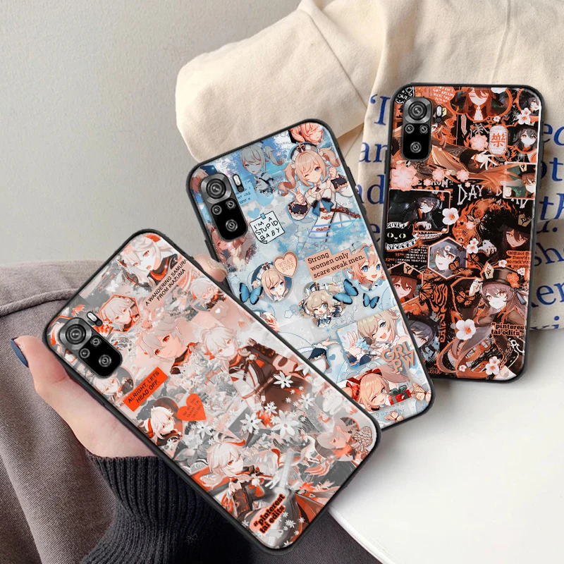 Genshin Impact Game Black TPU Silicone Soft Phone Case For Xiaomi Redmi 9 9i 9AT 9T 9C 10X 4G 5G Note 10T 5G 10S 10 5G Cover
Genshin Impact Game Black TPU Silicone Soft Phone Case For Xiaomi Redmi 9 9i 9AT 9T 9C 10X 4G 5G Note 10T 5G 10S 10 5G Cover