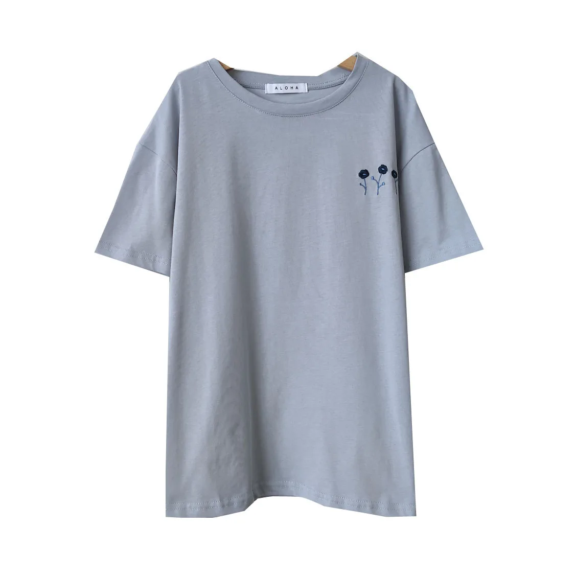 Comfortable Cotton Flower Embroidered Short Sleeve T-shirt Female 2021 Spring New Loose Simple Casual Top
Comfortable Cotton Flower Embroidered Short Sleeve T-shirt Female 2021 Spring New Loose Simple Casual Top