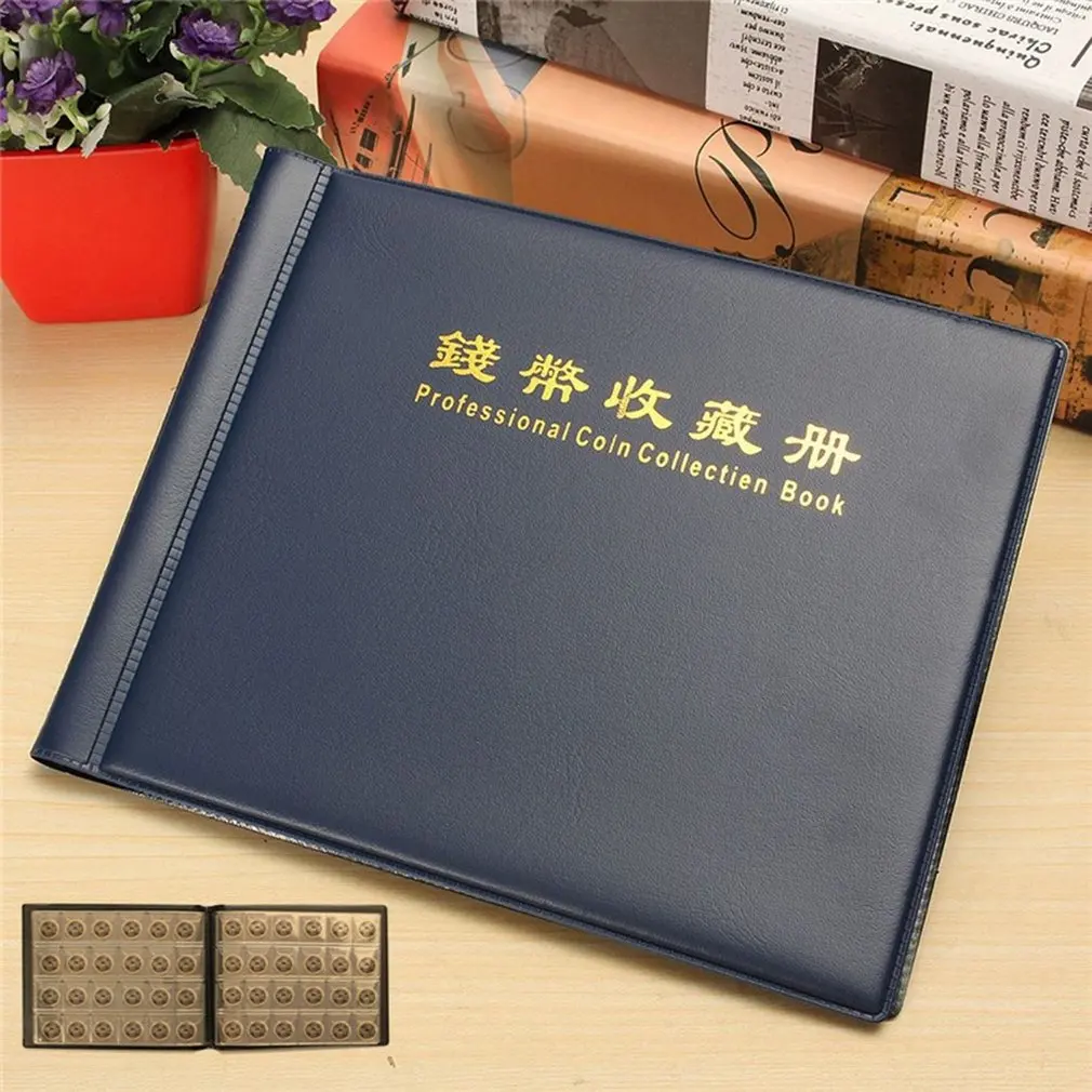 240 Holders Coin Collection Book Collecting Money Penny Pockets 10 Pages Storage Album For Collectors | Инструменты