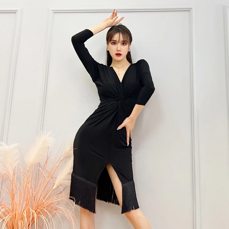 2022 Sexy Fringed Dress Latin Dance Competition Dresses For Women Rumba Cha-Cha Samba Latin Dance Costumes
2022 Sexy Fringed Dress Latin Dance Competition Dresses For Women Rumba Cha-Cha Samba Latin Dance Costumes