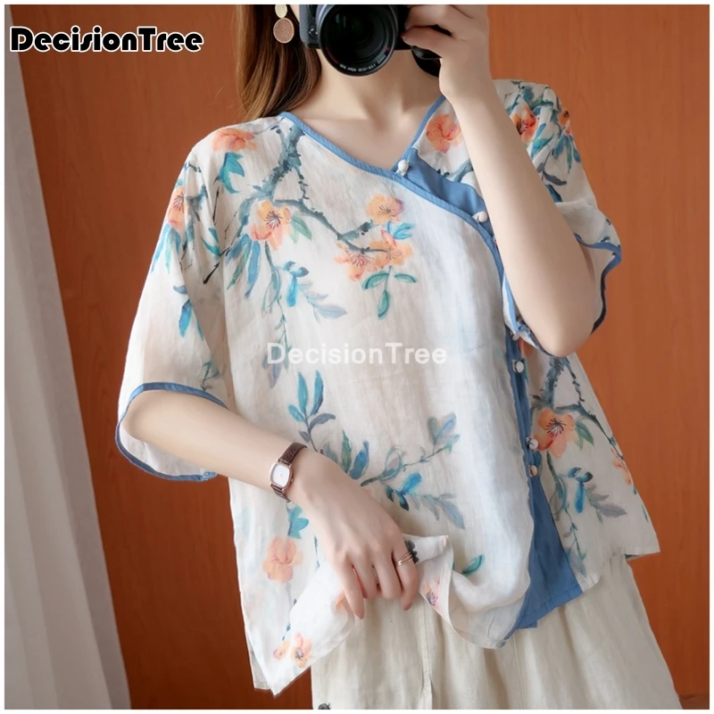 2022 woman chinese style shirts top folk cheongsam qipao tops flower print vintage clothing chinese style cheongsam blouse
2022 woman chinese style shirts top folk cheongsam qipao tops flower print vintage clothing chinese style cheongsam blouse
