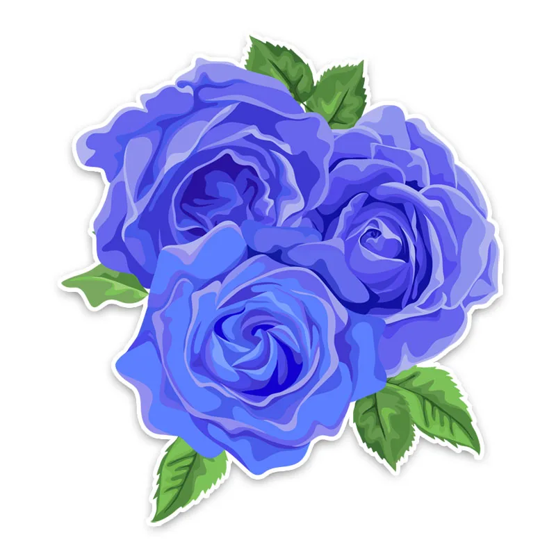 Beautiful Roses Flowers Blue Colored Decor Car Stickers High Quality Personalized Waterproof and Scratch Resistant 13cm*13cm
Beautiful Roses Flowers Blue Colored Decor Car Stickers High Quality Personalized Waterproof and Scratch Resistant 13cm*13cm