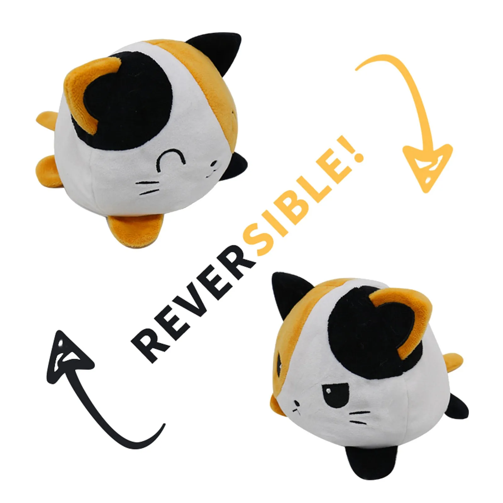 Reversible Cat Gato Kids Soft Gift Plushie Kawaii Plush Animals Double-sided Flip Doll Cute Toys For Pulpos Kid Girl Peluches
Reversible Cat Gato Kids Soft Gift Plushie Kawaii Plush Animals Double-sided Flip Doll Cute Toys For Pulpos Kid Girl Peluches
