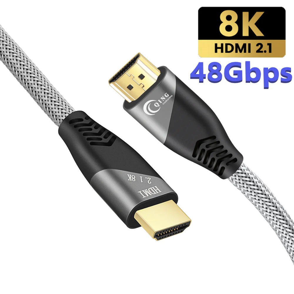 Совместимый с HDMI кабель 2 1 8K/60Hz 4K/120Hz 48Gbps HDCP2.2 для PS4 сплиттер переключатель коробка