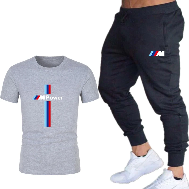 2021 Fashion Casual Sportswear Summer Brand Print Men's Jogging Fitness Suit Men's Suit T-shirt + Pants 2-Piece Set
2021 Fashion Casual Sportswear Summer Brand Print Men's Jogging Fitness Suit Men's Suit T-shirt + Pants 2-Piece Set