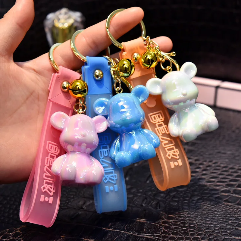 Cartoon Acrylic Sitting Bear Colorful Keychain For Student Bag Pendant Trend Cute Animal Charm Keychain Female Car Keyring Gifts
Cartoon Acrylic Sitting Bear Colorful Keychain For Student Bag Pendant Trend Cute Animal Charm Keychain Female Car Keyring Gifts