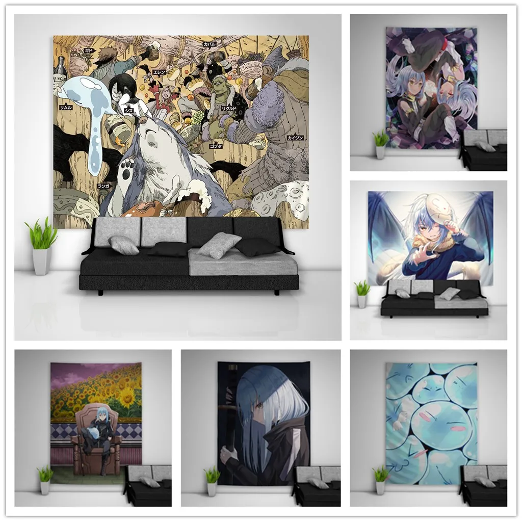 That Time I Got Reincarnated as a Slime Rimuru Tempest Tapestry Art Wall Hanging Sofa Table Bed Cover Home Decor Dorm Gift
That Time I Got Reincarnated as a Slime Rimuru Tempest Tapestry Art Wall Hanging Sofa Table Bed Cover Home Decor Dorm Gift