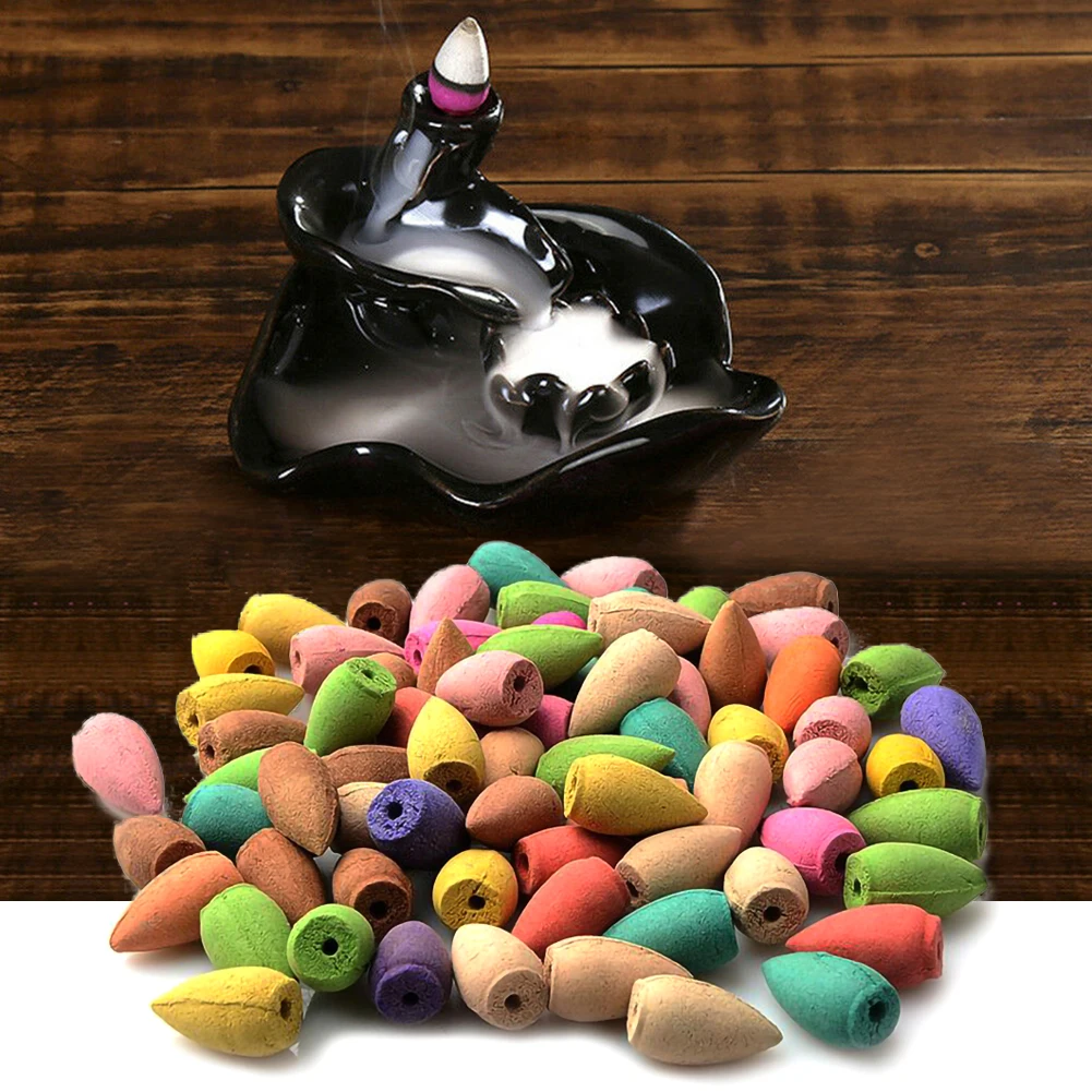 500G Natural Reflow Tower Incense Indian Cigarette Incense Cone Reverse Sandalwood Bullet (Mixed Flavor, about 280 Tablets)
500G Natural Reflow Tower Incense Indian Cigarette Incense Cone Reverse Sandalwood Bullet (Mixed Flavor, about 280 Tablets)