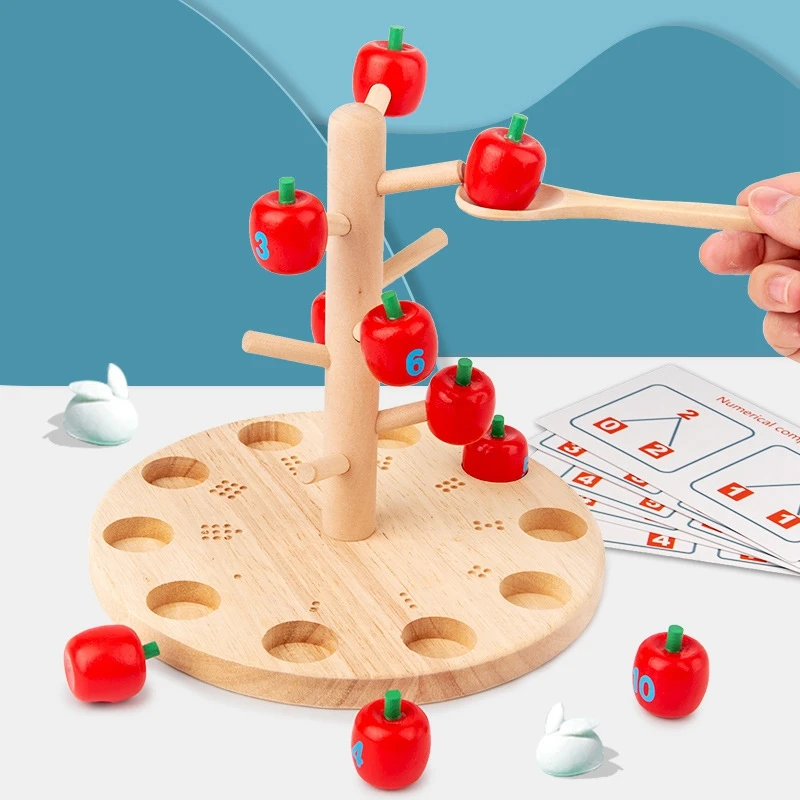Picking Apple Games Wooden Toys Early Education Parent-Child Teaching Aids Kids Cognitive Learning Toys
Picking Apple Games Wooden Toys Early Education Parent-Child Teaching Aids Kids Cognitive Learning Toys