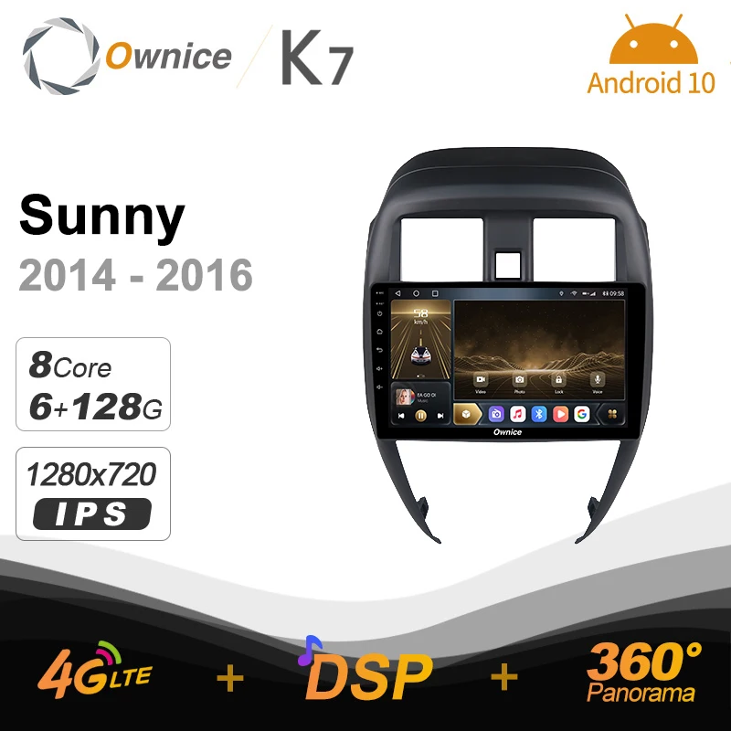 Автомагнитола K7 Ownice 6G + 128G Android 10,0 для Nissan Sunny 2014 - 2017 мультимедийный DVD аудио 4G LTE GPS Navi 360 BT 5,0 Carplay
Автомагнитола K7 Ownice 6G + 128G Android 10,0 для Nissan Sunny 2014 - 2017 мультимедийный DVD аудио 4G LTE GPS Navi 360 BT 5,0 Carplay