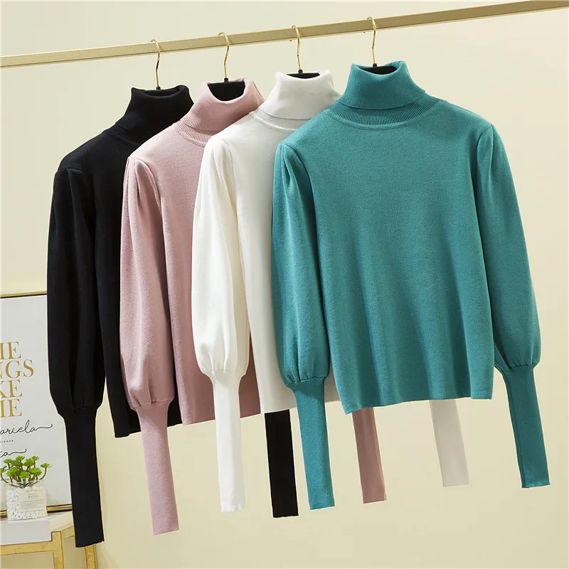 LJSXLS Elegant Knitted Sweater Pullovers Women 2021 Autumn Winter Solid New Fashion Female Turtleneck Lantern Sleeve Warm Tops
LJSXLS Elegant Knitted Sweater Pullovers Women 2021 Autumn Winter Solid New Fashion Female Turtleneck Lantern Sleeve Warm Tops