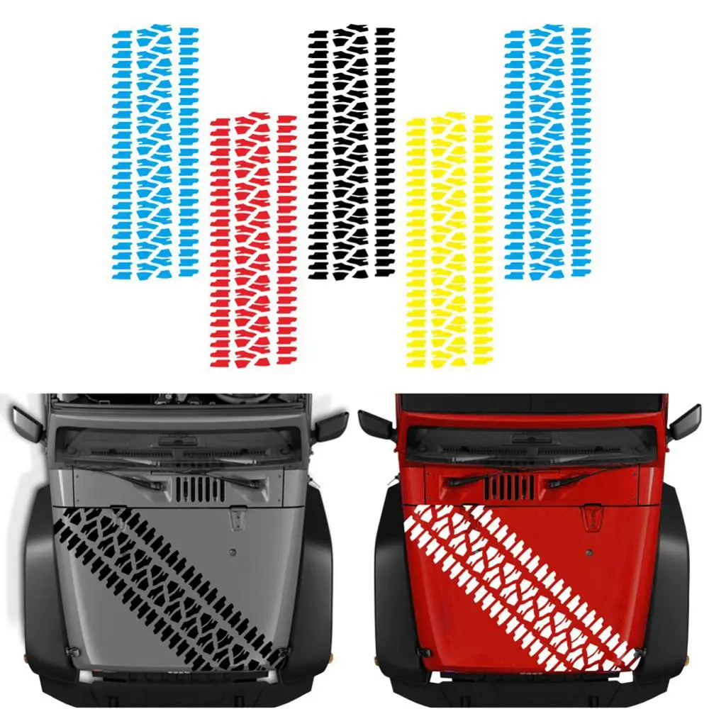 1x Tire Tread Decals 4x4 Truck for Jeep Hood Body Vinyl Graphic sticker 8"x 25.5" large
1x Tire Tread Decals 4x4 Truck for Jeep Hood Body Vinyl Graphic sticker 8"x 25.5" large