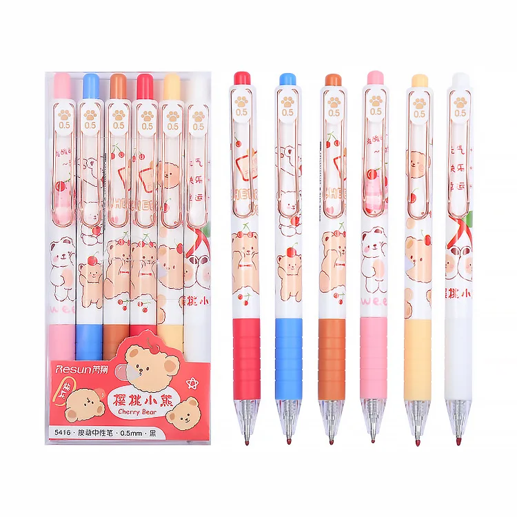 6 pcs/set 0.5mm Kawaii INS Style Animals Mechanical Gel Ink Pens Cute School Office Writing Supplies Gift Stationery Art Gift
6 pcs/set 0.5mm Kawaii INS Style Animals Mechanical Gel Ink Pens Cute School Office Writing Supplies Gift Stationery Art Gift