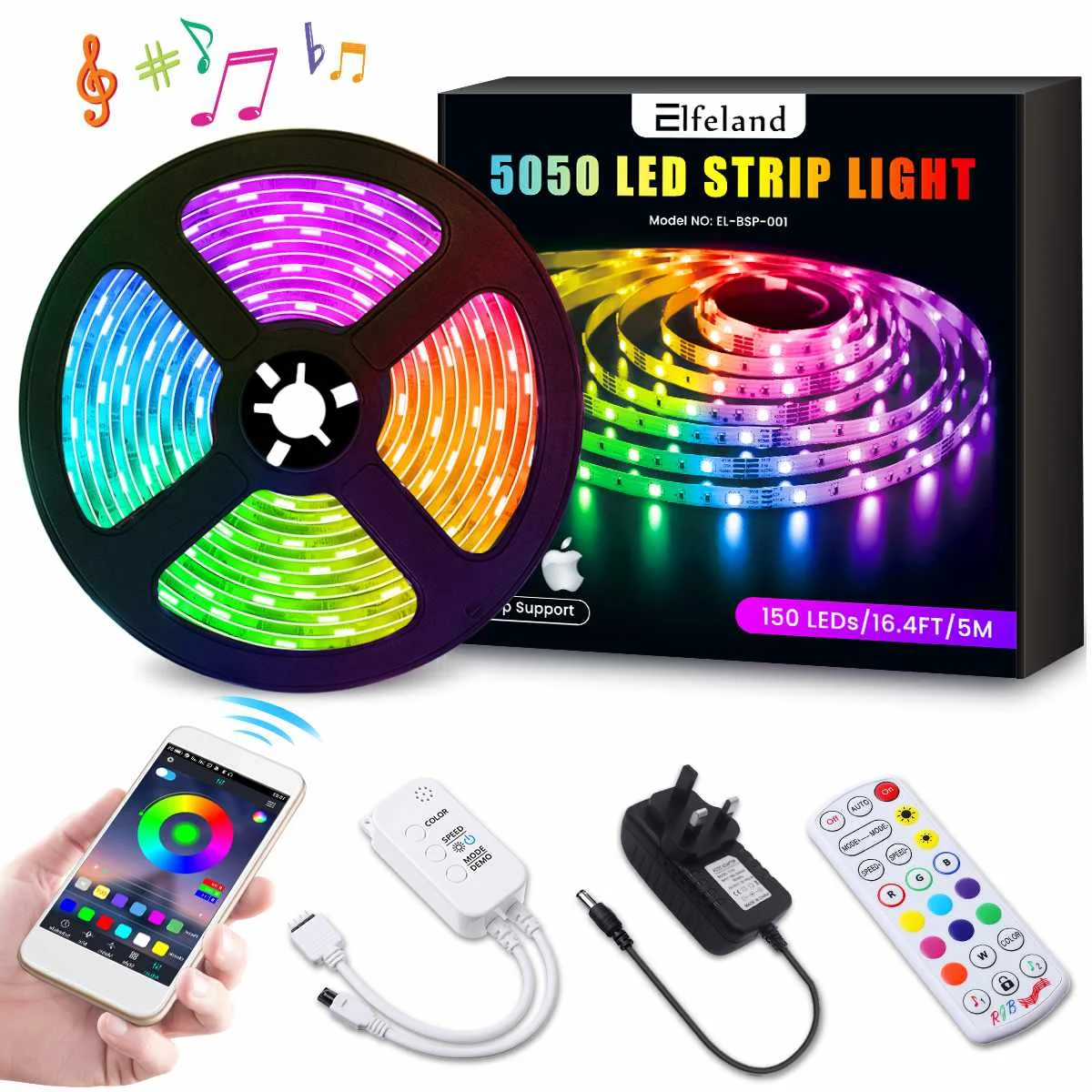 Светодиодная Водонепроницаемая ленсветильник RGB 5050 SMD с поддержкой bluetooth, 5 м
Светодиодная Водонепроницаемая ленсветильник RGB 5050 SMD с поддержкой bluetooth, 5 м