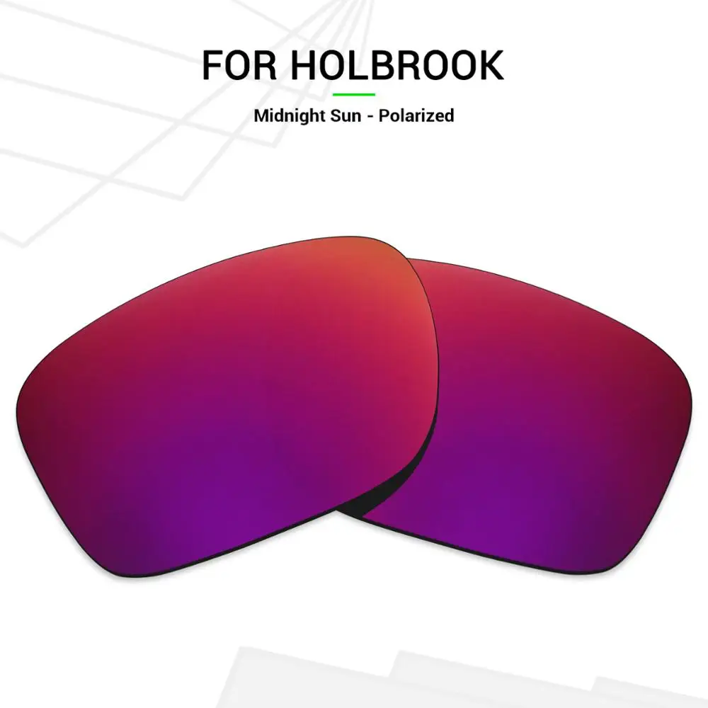 SNARK Anti-Scratch POLARIZED Sunglasses Replacement Lenses Compatible With Oakley Holbrook OO9102 Midnight Sun 
SNARK Anti-Scratch POLARIZED Sunglasses Replacement Lenses Compatible With Oakley Holbrook OO9102 Midnight Sun
