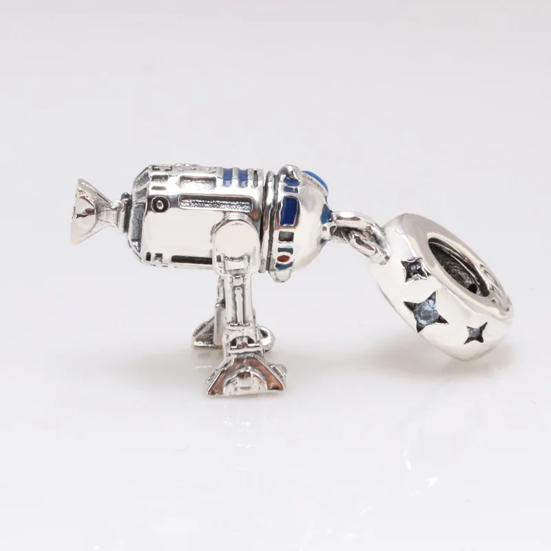 Amas Genuine 925 Sterling Silver Starr Warrs Co-branded R2-D2 Robot Pendant fit Original charm Bracelet
Amas Genuine 925 Sterling Silver Starr Warrs Co-branded R2-D2 Robot Pendant fit Original charm Bracelet