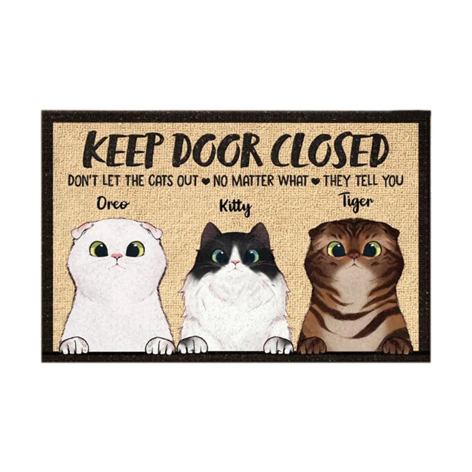 Personalized cat welcome Rugs Non-Slip Floor Mat Doormats Home Runner Rug Carpet for Kitchen Bedroom Living Room floor mats
Personalized cat welcome Rugs Non-Slip Floor Mat Doormats Home Runner Rug Carpet for Kitchen Bedroom Living Room floor mats