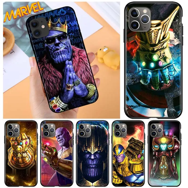 Thanos marvel hero for Apple iPhone 12 Pro Max Mini 11 Pro XS Max X XR 6S 6 7 8 Plus 5S SE2020 Soft Black Phone Case
Thanos marvel hero for Apple iPhone 12 Pro Max Mini 11 Pro XS Max X XR 6S 6 7 8 Plus 5S SE2020 Soft Black Phone Case