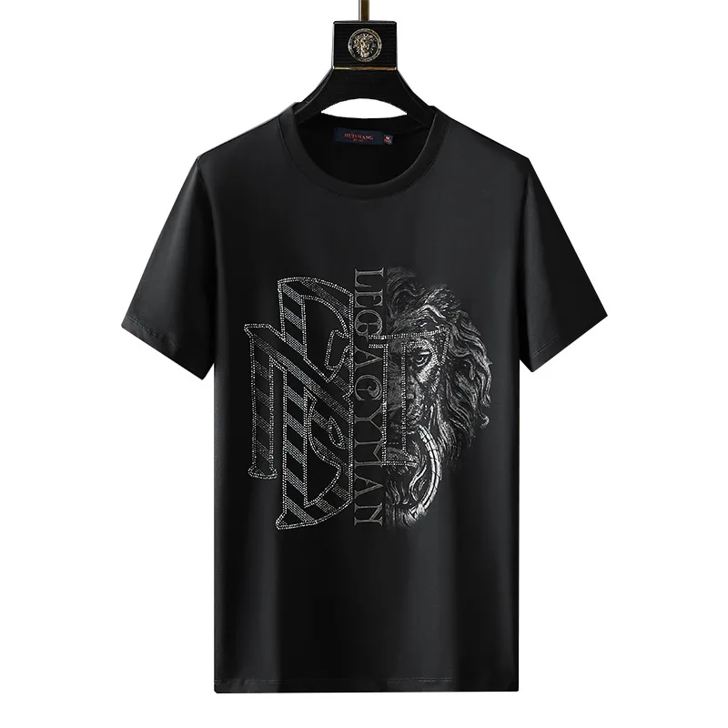 2021 Letter Rhinestones Digital Printing T Shirts Men Clothes Fashion Streetwear Mercerized Cotton Slim O Neck Short Sleeve Tee 
2021 Letter Rhinestones Digital Printing T Shirts Men Clothes Fashion Streetwear Mercerized Cotton Slim O Neck Short Sleeve Tee