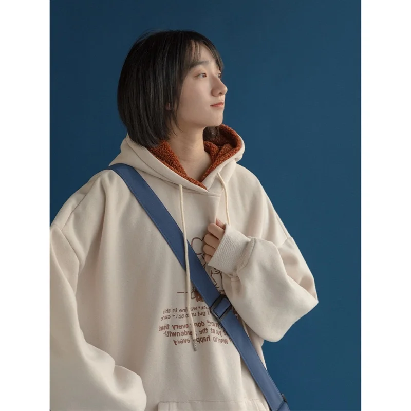 Oversize Bear Hoodie Women's Fashionable Ins Loose Bf Idle Style Fleece-lined Thickened Fashion Brand Chic Early Autumn Top Jum
Oversize Bear Hoodie Women's Fashionable Ins Loose Bf Idle Style Fleece-lined Thickened Fashion Brand Chic Early Autumn Top Jum