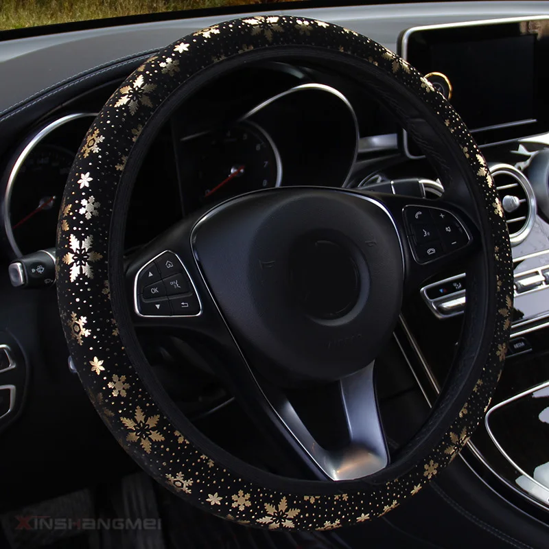 Car Accessories Steering Wheel Cover Snowflake Pattern snowflake pattern showing personality For Women Girls 37-38cm
Car Accessories Steering Wheel Cover Snowflake Pattern snowflake pattern showing personality For Women Girls 37-38cm