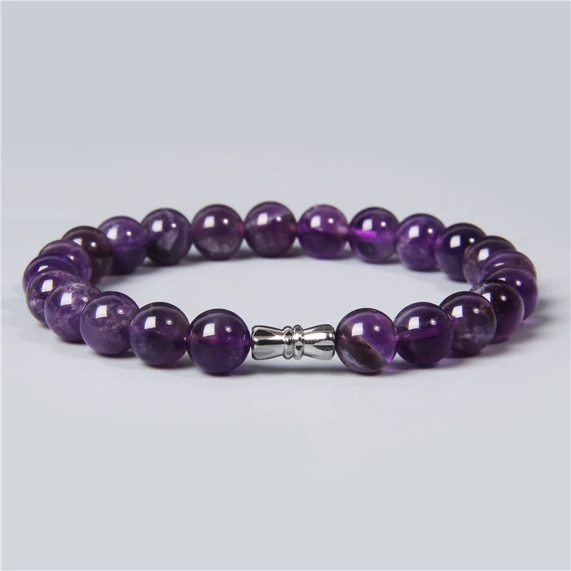 2021 wholesale Natural Women men clean purple amethysts quarzt crystal stone bracelet jewelry friendship yoga mala bracelets
2021 wholesale Natural Women men clean purple amethysts quarzt crystal stone bracelet jewelry friendship yoga mala bracelets
