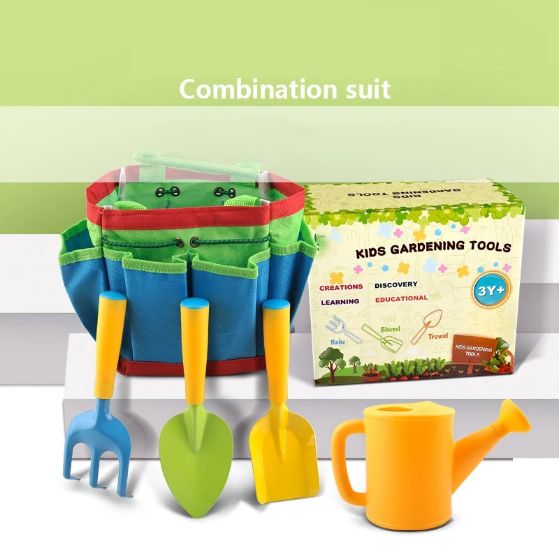 Kids Children Gardening Tools Toy Set Including Watering Can Shovel Rake Trowel Garden Tote Bag For Outdoor Supplies
Kids Children Gardening Tools Toy Set Including Watering Can Shovel Rake Trowel Garden Tote Bag For Outdoor Supplies