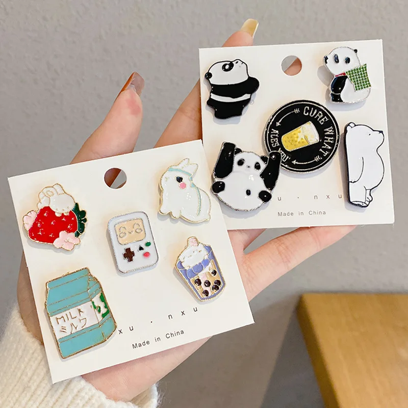 Cartoon Brooch Badges Cute INS Tide Personalized Badge Pins Accessories Cartoon Clothes Metal Small Jewelry Pins Accessories
Cartoon Brooch Badges Cute INS Tide Personalized Badge Pins Accessories Cartoon Clothes Metal Small Jewelry Pins Accessories