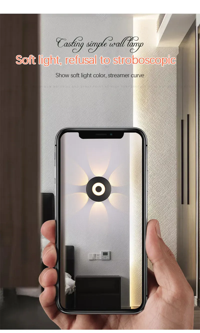 2021 New Bedroom Bedside Lamp Living Room LED Light Modern Minimalist Creative Waterproof Aisle Wall Lamp Home Decoration
2021 New Bedroom Bedside Lamp Living Room LED Light Modern Minimalist Creative Waterproof Aisle Wall Lamp Home Decoration