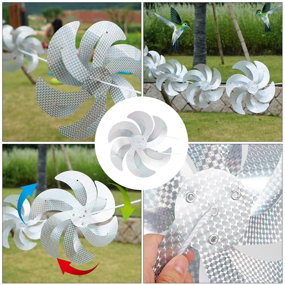 1 Set of Reflective Outdoor Bird Repellent Windmill Rotating Windmill String
1 Set of Reflective Outdoor Bird Repellent Windmill Rotating Windmill String