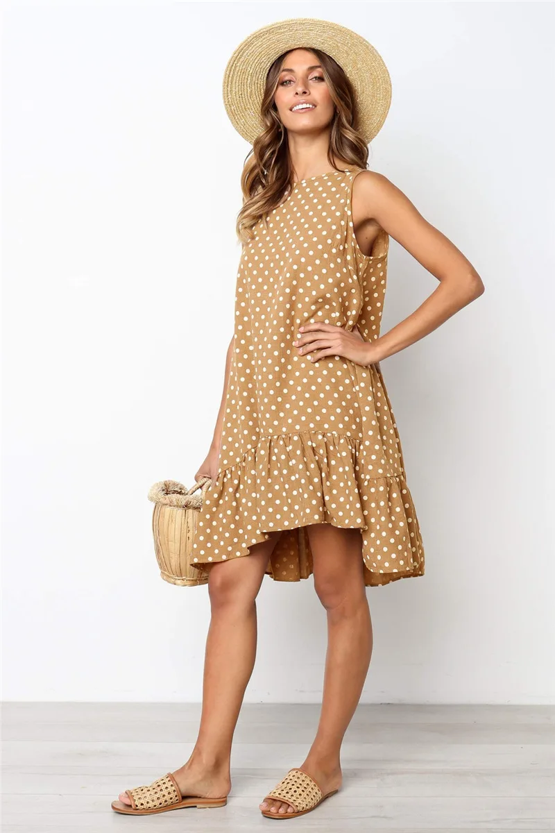 Hot Women Summer Dress Ruffle Spring Street Sexy Casual Slim Thin Beach Party O Neck Mini Polka Dot Dress Vestidos De Fiesta
Hot Women Summer Dress Ruffle Spring Street Sexy Casual Slim Thin Beach Party O Neck Mini Polka Dot Dress Vestidos De Fiesta