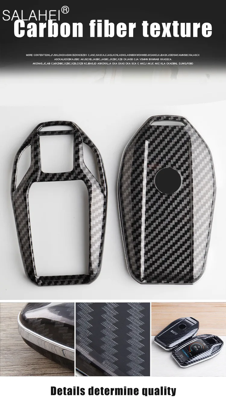 Carbon Fiber ABS Car Key Cover Case For BMW G12 2017 7 Series 730i 740i 750i Car Styling Key Shell Keychain Protect Accessories
Carbon Fiber ABS Car Key Cover Case For BMW G12 2017 7 Series 730i 740i 750i Car Styling Key Shell Keychain Protect Accessories