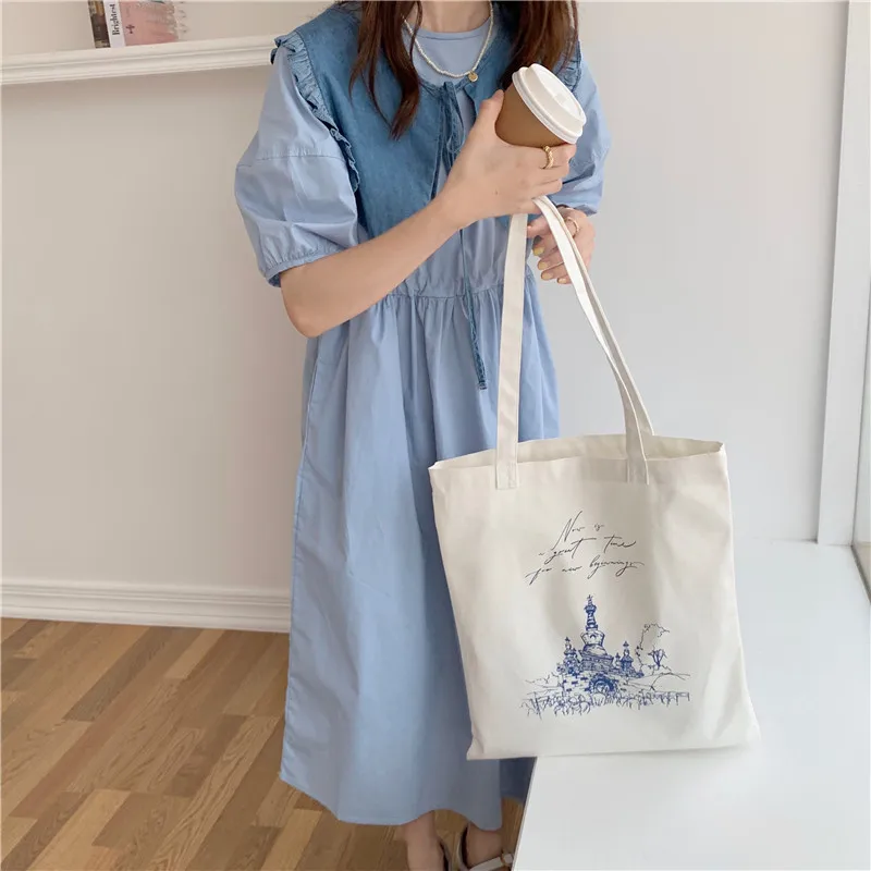 Large Japanese Style Women‘s Canvas Shoulder Bag Female Portable Tote Bag Shopping Print Handbag Cheap Bag with Free Shipping
Large Japanese Style Women‘s Canvas Shoulder Bag Female Portable Tote Bag Shopping Print Handbag Cheap Bag with Free Shipping