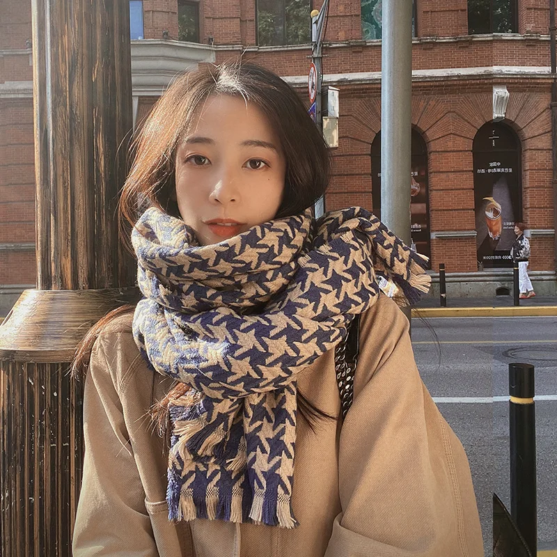 2021 luxury retro houndstooth scarf women, winter imitation cashmere elegant warmth thick brand quality shawl scarves
2021 luxury retro houndstooth scarf women, winter imitation cashmere elegant warmth thick brand quality shawl scarves