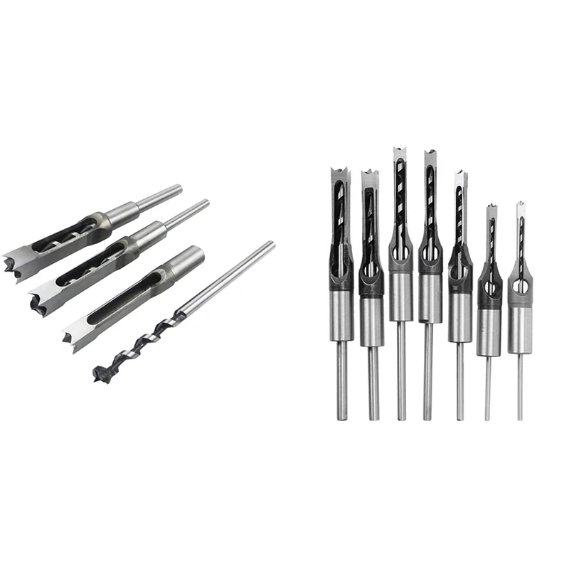 Woodworking Square Drill Bits Set, Wood Mortising Chisel Countersink Bits Woodworker Hole Saw Power Tool Kits
Woodworking Square Drill Bits Set, Wood Mortising Chisel Countersink Bits Woodworker Hole Saw Power Tool Kits