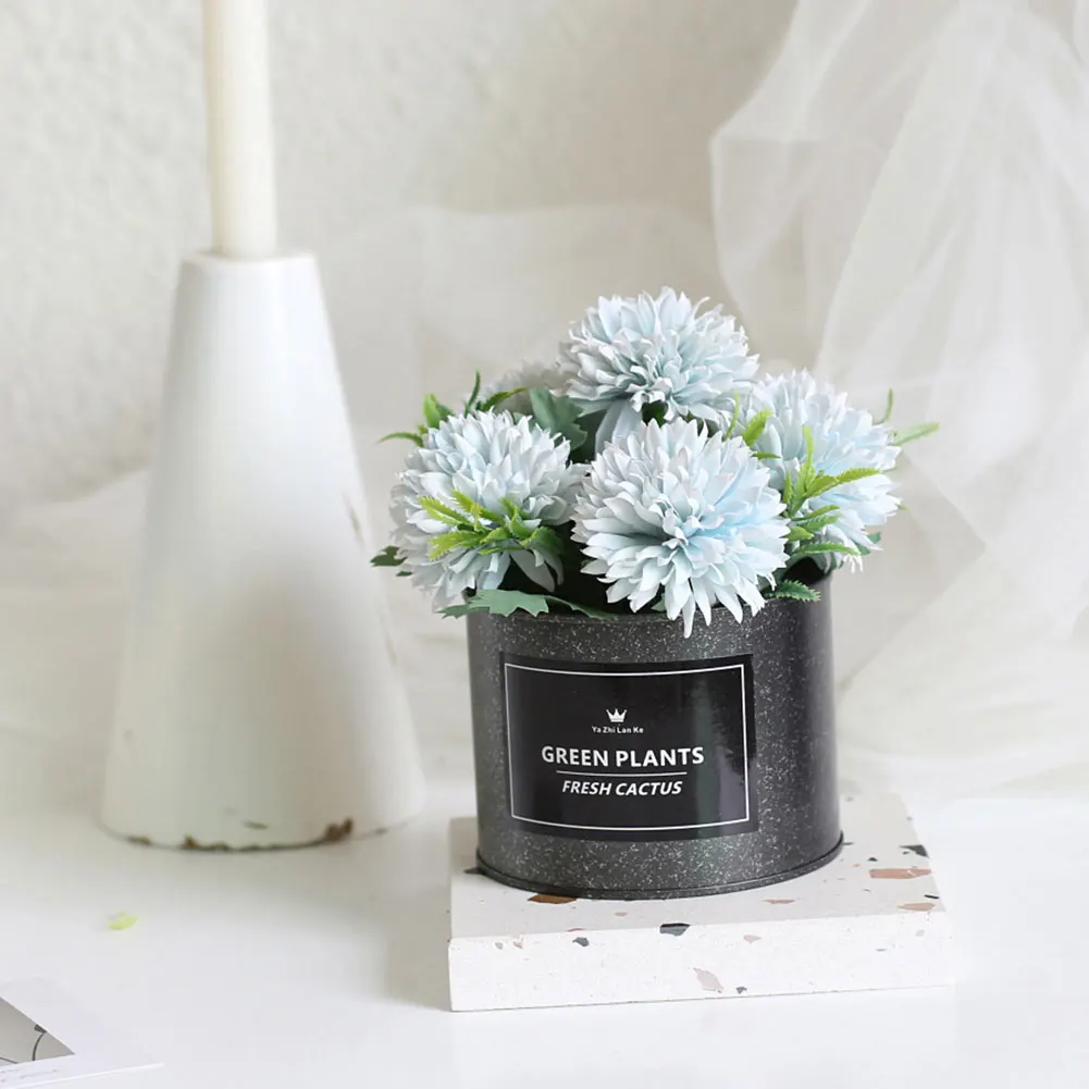 Simulation Flower Bonsai Set Ice Cream Color Chrysanthemum Fake Flower Potted Flower + Flower Pot Set Home Decoration 2020NEW
Simulation Flower Bonsai Set Ice Cream Color Chrysanthemum Fake Flower Potted Flower + Flower Pot Set Home Decoration 2020NEW