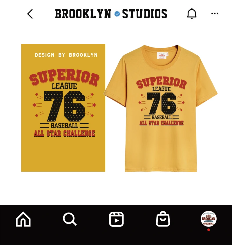 Футболка BROOKLYN Летняя мужская с принтом, 100% хлопок
Футболка BROOKLYN Летняя мужская с принтом, 100% хлопок