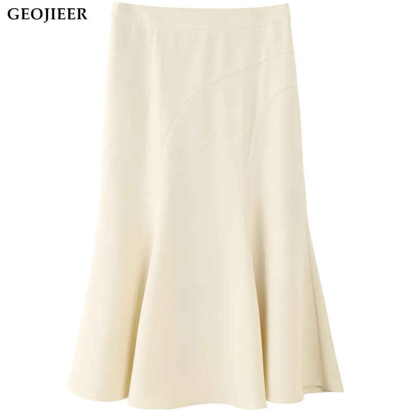 2021 Spring New Korean Style Commuter OL Solid Color High Waist Mid-length Fishtail Bag Hip Skirt
2021 Spring New Korean Style Commuter OL Solid Color High Waist Mid-length Fishtail Bag Hip Skirt