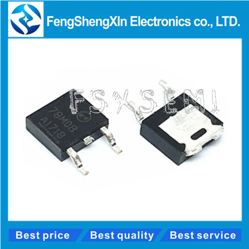 100pcs/lot 78M08 7808 L78M08CDT Voltage regulator triode TO-252 
100pcs/lot 78M08 7808 L78M08CDT Voltage regulator triode TO-252