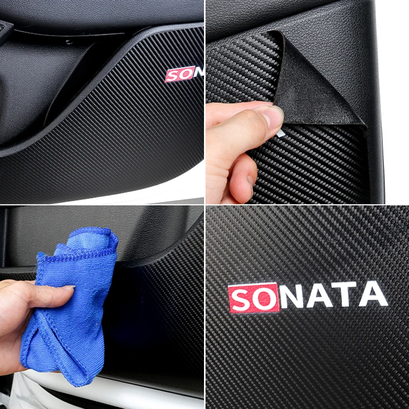 Car Door Anti Kick Pad Protection Side Edge Film Protector Stickers Carbon Fiber Leather Anti kick Pad For Hyundai Sonata 2020 
Car Door Anti Kick Pad Protection Side Edge Film Protector Stickers Carbon Fiber Leather Anti kick Pad For Hyundai Sonata 2020