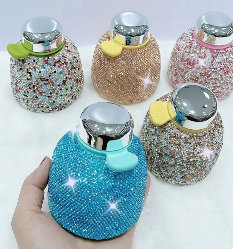 Round Belly Rhinestone Vacuum Flask Cup Thermos Colorful Water Bottle Portable Travel Stainless Steel Insulated Tumbler Gifts
Round Belly Rhinestone Vacuum Flask Cup Thermos Colorful Water Bottle Portable Travel Stainless Steel Insulated Tumbler Gifts