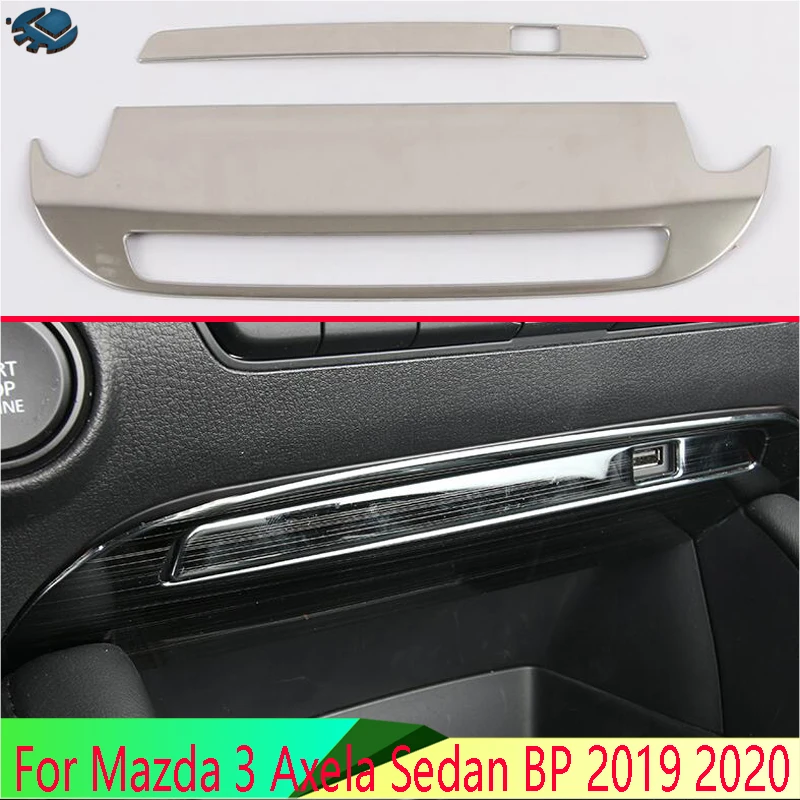 Для Mazda 3 Axela Sedan BP 2019 2020 Нержавеющая сталь Передняя отделка USB бокс авто аксессуары для внутренней и внешней отделки
Для Mazda 3 Axela Sedan BP 2019 2020 Нержавеющая сталь Передняя отделка USB бокс авто аксессуары для внутренней и внешней отделки