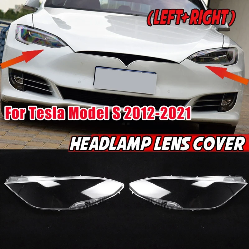 Left +Right for Tesla Model S 2012-2021 All Year Car Headlight Lens Cover head light Lampshade Auto Front Light Shell
Left +Right for Tesla Model S 2012-2021 All Year Car Headlight Lens Cover head light Lampshade Auto Front Light Shell