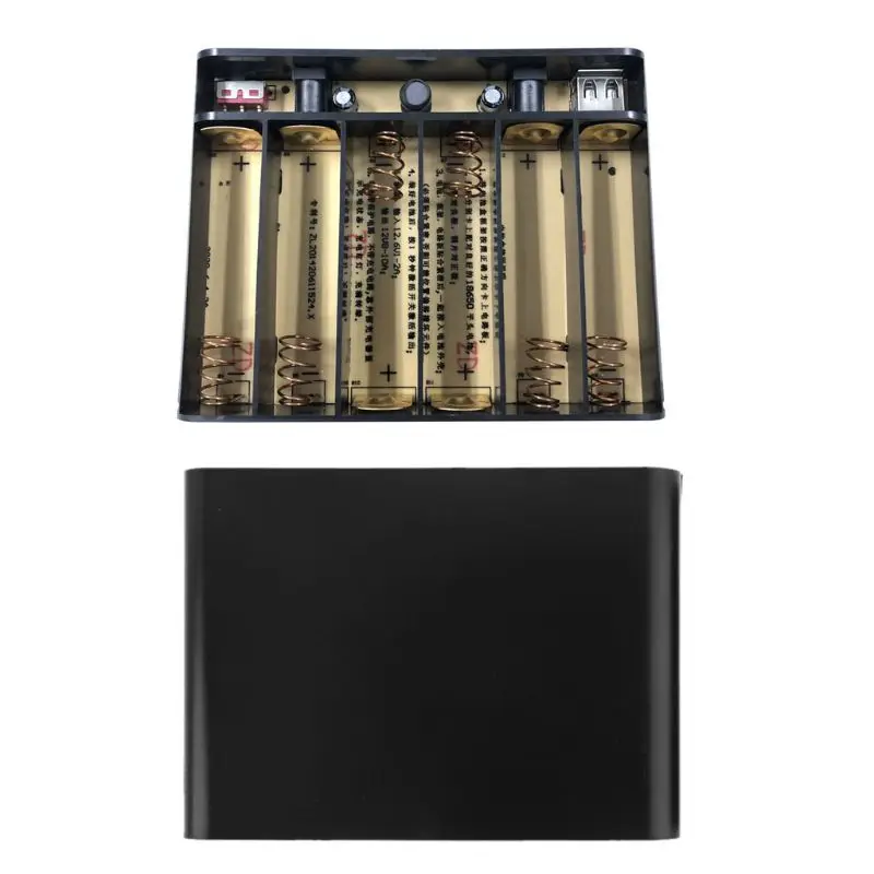 USB DC 12V 10A Output 6x 18650 Batteries DIY Power Bank for Cellphone Router LED
USB DC 12V 10A Output 6x 18650 Batteries DIY Power Bank for Cellphone Router LED