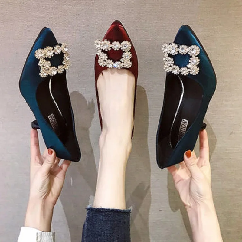 2020 spring new women's fashion high-heeled wild comfortable shallow mouth rhinestone buckle toe stiletto heel women's shoes
2020 spring new women's fashion high-heeled wild comfortable shallow mouth rhinestone buckle toe stiletto heel women's shoes