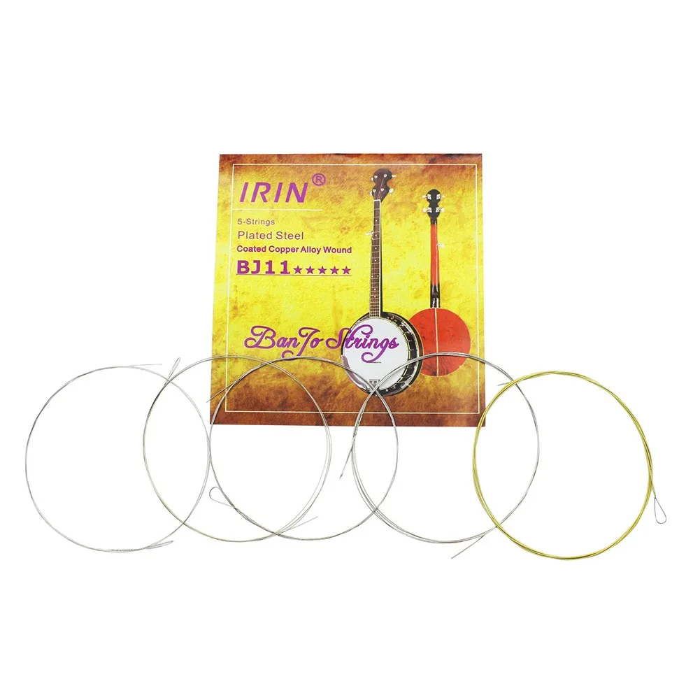 5pcs BJ11 Banjo String Stainless Steel Coated Copper Alloy Wound Musical Instruments Banjo Guitar Accessories Parts
5pcs BJ11 Banjo String Stainless Steel Coated Copper Alloy Wound Musical Instruments Banjo Guitar Accessories Parts